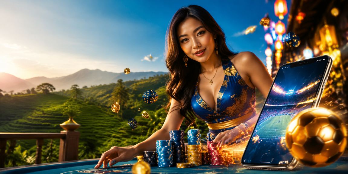 Model perempuan Vietnam menelusuri event taruhan olahraga pada platform digital
